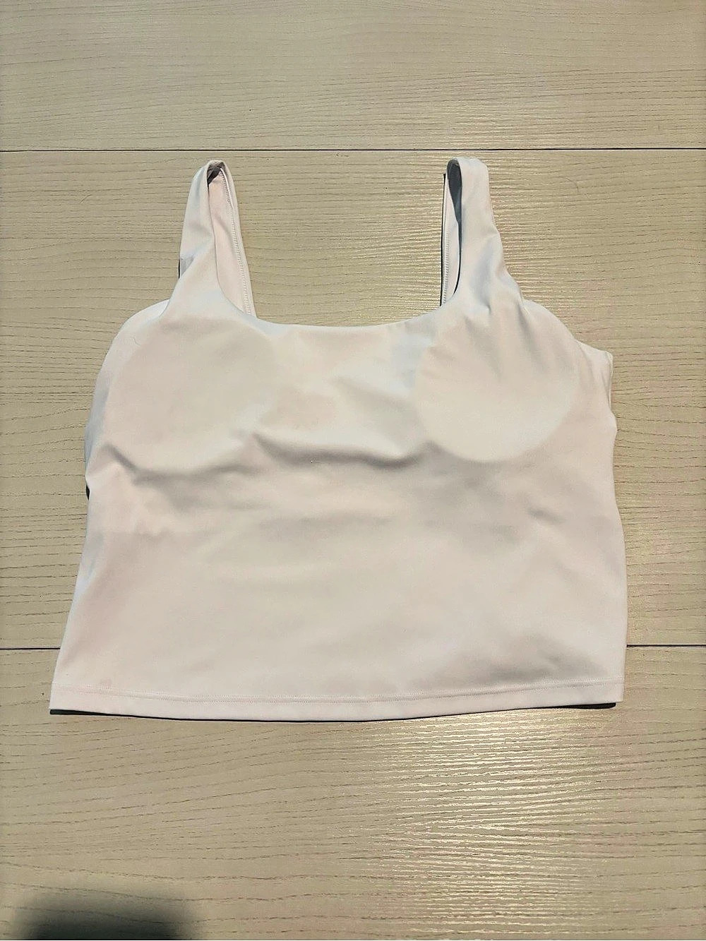 Fabletics White Athletic Crop Top